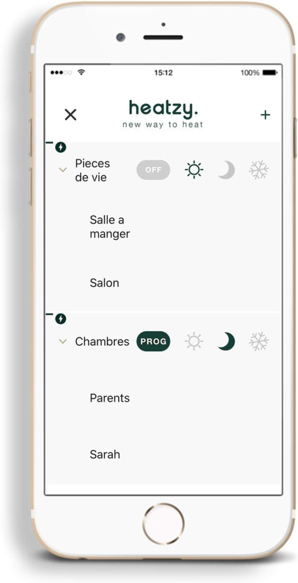 HEATZY - Objet Connecté - Programmateur/Thermostat Connecté Et Intelligent Filaire - Pour Choisir À Distance Le Mode De Chauffe De Vos Radiateurs – Image 8